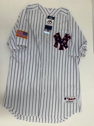 New York Yankees USA Stars Jersey Majestic MLB Authentic Size 48 New W Tags