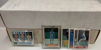 1982 Topps & Fleer Complete Baseball Card Sets W Ripken RC Near Mint