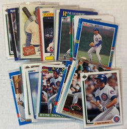 (40) 1980-20s Ryne Sandberg Baseball Card Lot Chicago Cubs Near Mint