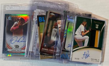 (20) 2010-20s Baseball Signed Autographed Relic Cards Near Mint Condition -1