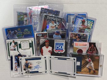 (20) 00-20s MLB Baseball Signed Autographed Relic Card Lot HOFers Near Mint