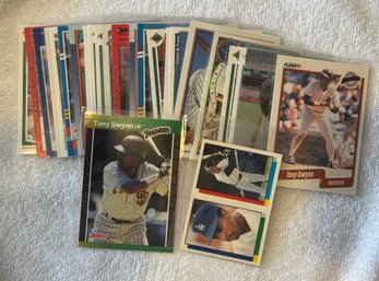 (25) 1980s-90s Tony Gwynn Baseball Card Lot San Diego Padres Near Mint