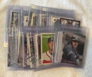 (57) 1990s-20s Atlanta Braves Baseball Card Lot Chipper RC Near Mint - Mint