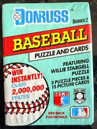 1991 Donruss Series 2 Baseball Card Sealed Unopened Pack