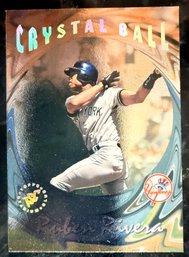 1995 Topps Stadium Club Rubin Rivera Crystal Ball Insert Baseball Card - MINT
