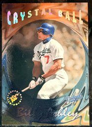 1995 Topps Stadium Club Billy Ashley Crystal Ball Insert Baseball Card - MINT