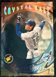 1995 Topps Stadium Club Shawn Green Crystal Ball Insert Baseball Card - MINT