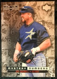 1999 Upper Deck Black Diamond Mystery Numbers Jeff Bagwell #228/2000 - MINT