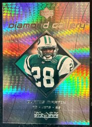 1999 Black Diamond Gallery #G3 Curtis Martin Football Card - MINT