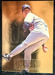 1996 Fleer Ultra Gold Medallion HIdeo Nomo Insert Baseball Card - MINT