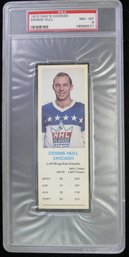 1970 Dad's Cookie's Dennis Hull Hockey Card PSA 8 NM-MT