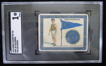 1910 Murad T51 University Of California Track And Field Tobacco Card SGC 1