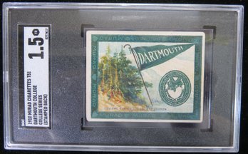 1910 Murad T51 Dartmouth University Tobacco Card SGC 1.5