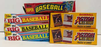 (6) 1980s Baseball Card Factory Sealed Lot Donruss Topps BIG - #7