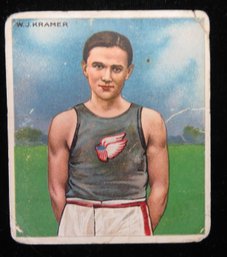 1909 Mecca T218 Track And Field W.J Kramer Tobacco Card