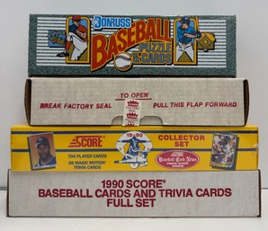 (4) 1989-90 Factory Sealed Baseball Card Sets Lot Ken Griffey Jr. Rookie - #4