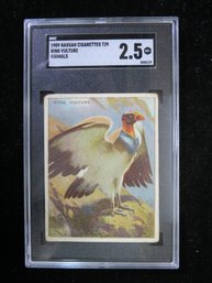 1909 Hassan T29 Animals Tobacco Card King Vulture SGC 2.5
