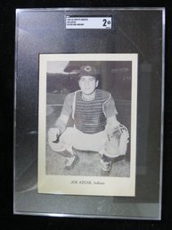 1965-66 Sports Service Joe Azcue Baseball Picture Indians SGC 2