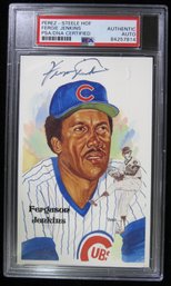 Fergie Jenkins Signed Autographed Perez Steele Baseball Postcard - PSA