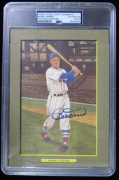 Bobby Doerr (D. 2017) Signed Autographed Perez Steele Baseball Postcard - PSA