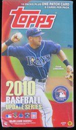2010 Topps Baseball Update Factory Sealed Box W/ Patch Card