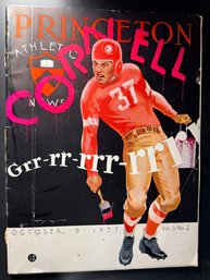 1937 Princeton Vs Cornell College Football Program