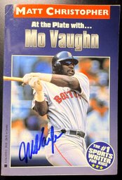 Mo Vaughn Signed Autographed Baseball Softcover Book