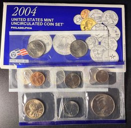 2004 United States Philadelphia Mint Set With (5) State Quarters