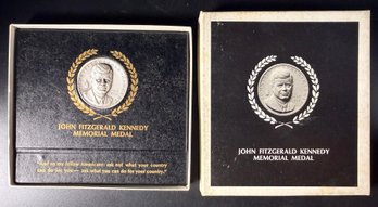 1964 John Fitzgerald Kennedy Memorial Medal By Presidential Art Medals In .999 Silver - 1.16 Tr Oz
