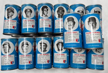 1977 RC Cola Baseball Cans (26) High Grade With HOFers Schmidt Brock Yaz Bret