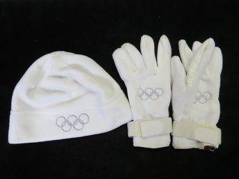 Salt Lake City 2002 Winter Olympics Hat And Gloves - Used