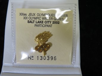 2002 Salt Lake City Winter Olympic Participants Pin