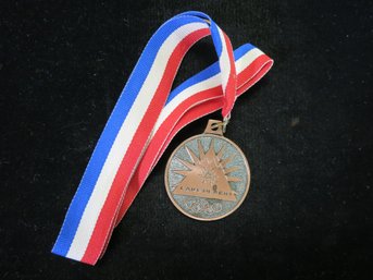 2001 America's Cup Olympic Qualifier Bobsledding 3rd Place Bronze Medal From Lake Placid