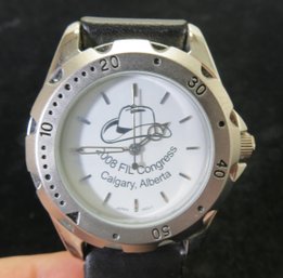 2008 International Luge Federation Congress Calgary Canada Wrist Watch - Olympics