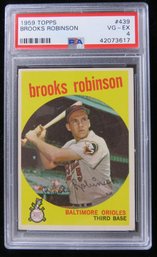 1959 Topps #439 Brooks Robinson Baseball Card PSA VG-EX 4