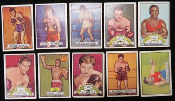 (10) 1951 Topps Ringside Boxing Card Lot #2