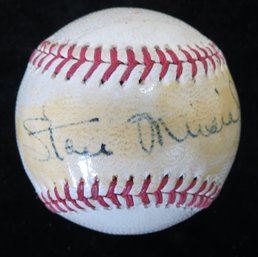 Stan Musial Vintage 1950's Single Signed Baseball