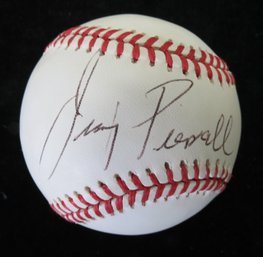 Jimmy Piersall Red Sox Single Signed Baseball
