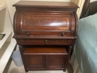 19th Century Eastlake Roll Top Desk