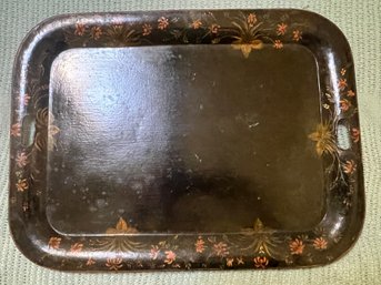19th Century 18 X 24' Toleware Painted Tray