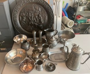 Pewter / Silver Plate / Metal Lot