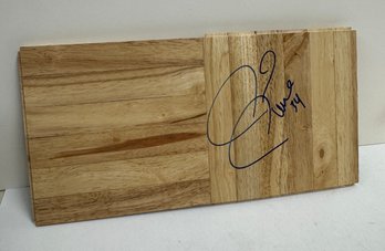 Paul Pierce Signed Autographed Replica Parquet Floor Piece Boston Celtics Basketball