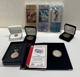 1990s-2000s New England Patriots Memorabilia Lot Tickets Coins