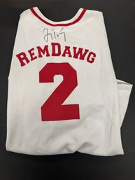 Jerry Remy Signed Autographed RemDawg Jersey Miller Lite Promotional Item