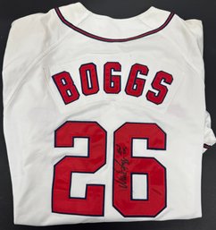 Wade Boggs Signed Autographed Boston Red Sox Cooperstown Classic Jersey