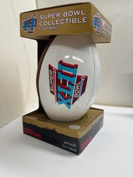 Full Size Super Bowl XLII Collectible Football In Original Box New - New England Patriots
