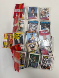 (7) 1980s Topps/Donruss  Baseball Rack Pack Lot Carlton Fisk Showing On All Factory Sealed