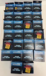 (25) Ultra Pro NEW Signed Autographed Baseball Display Cubes Unopened Lot