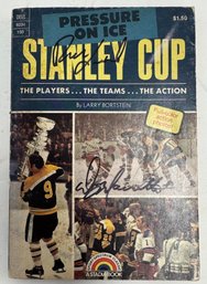 1973 Pressure On Ice Boston Bruins Signed Autographed Book Marcotte Smith Hodge Good