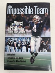 Larry Izzo Joe Andruzzi Signed Autographed Book The Impossible Team